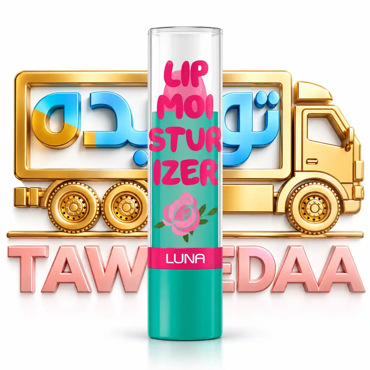 لونا مرطب شفايف ورد - 24 ق