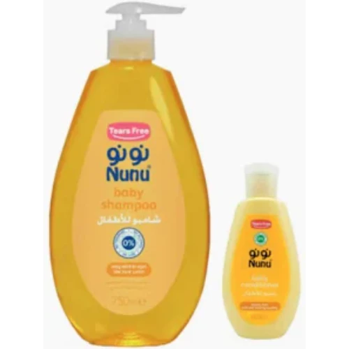 نونو شامبو 1 لتر +شامبو وبلسم