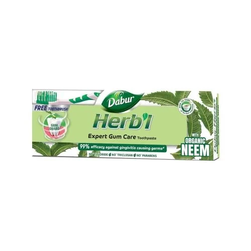 هيربال معجون اسنان بالنيم 140 جم + فرشاه