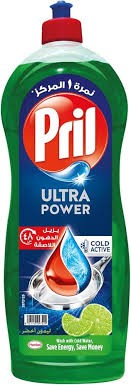 بريل سائل برائحه الليمون الاخضر 1 لتر * 9 ق