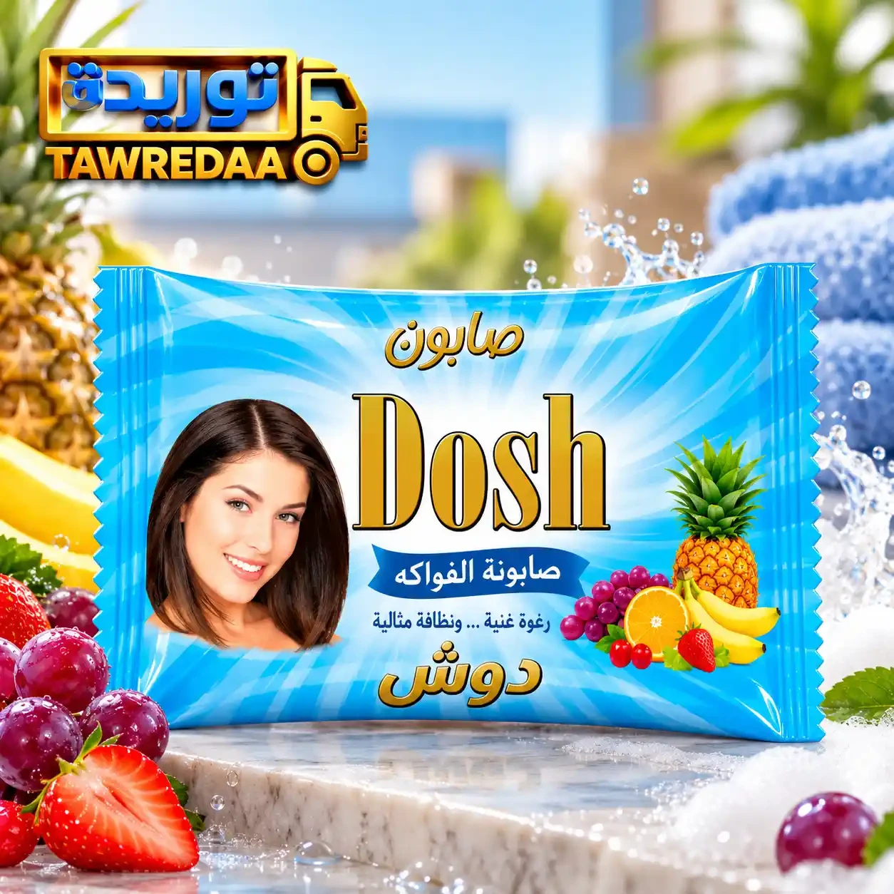 دوش 60 جم ابيض 48 ق