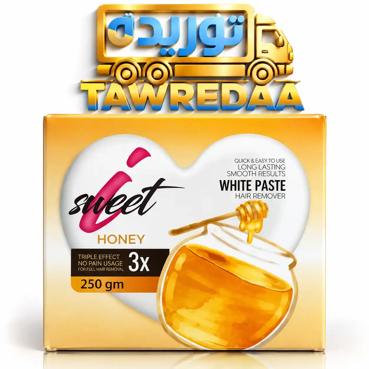 اي سويت شمع بارد 3 في 1 - 250 مل عسل