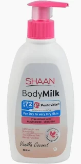 شان بدي ميلك فانيليا و جوز الهند 300مل